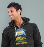 Camp Quitcherbitchin; Full-zip hoodie sweatshirt