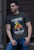 Bonfire is a nightclub; 100% cotton Tee Removable tag for comfort
