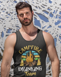Campfire Drink Team; Soft 100% cotton tank top. Removable tag for comfort