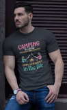drops wiener in fire; 100% cotton Tee Removable tag for comfort